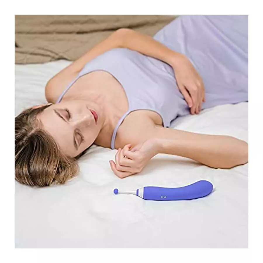 LOVENSE Hyphy G Spot Vibrator for Clitoris Vagina Dual Stimulator, 3 Attachments Mini Nipple Massagers for Female, Small Vibrato