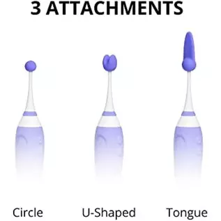 LOVENSE Hyphy G Spot Vibrator for Clitoris Vagina Dual Stimulator, 3 Attachments Mini Nipple Massagers for Female, Small Vibrato LOVENSE Hyphy G Spot Vibrator for Clitoris Vagina Dual Stimulator, 3 Attachments Mini Nipple Massagers for Female, Small Vibrato