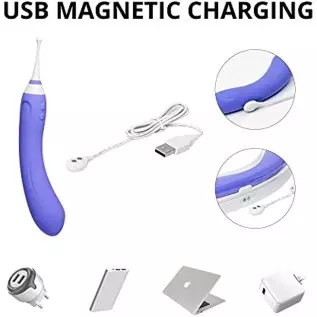 LOVENSE Hyphy G Spot Vibrator for Clitoris Vagina Dual Stimulator, 3 Attachments Mini Nipple Massagers for Female, Small Vibrato LOVENSE Hyphy G Spot Vibrator for Clitoris Vagina Dual Stimulator, 3 Attachments Mini Nipple Massagers for Female, Small Vibrato