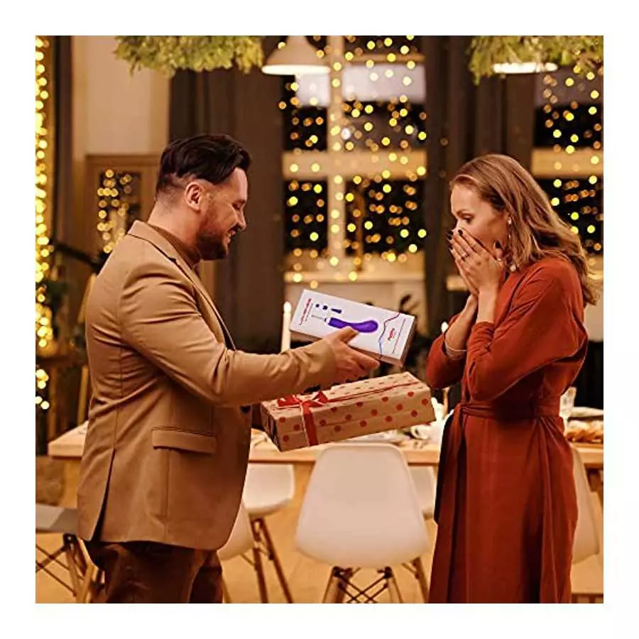 LOVENSE Hyphy G Spot Vibrator for Clitoris Vagina Dual Stimulator, 3 Attachments Mini Nipple Massagers for Female, Small Vibrato