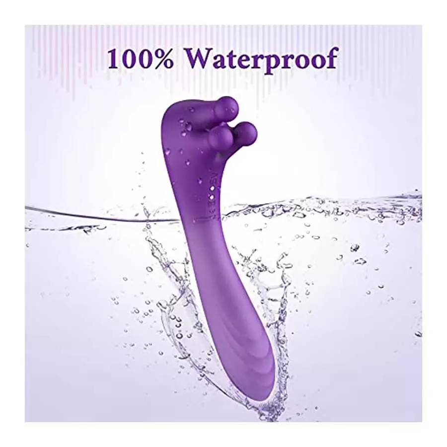 Clitoral Vibrator with Unique Gyrating Nubs and Throbbing Shaft - MEANINS John, G Spot Vibrator with Precise Curves for Pin-Poin