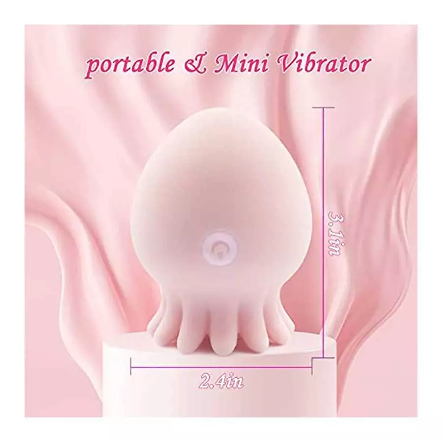 Lighthouse Jellyfish Clitori-s Stimulator-10 Intensities to Switch Through Provide Feelings of Suction and Pulsations