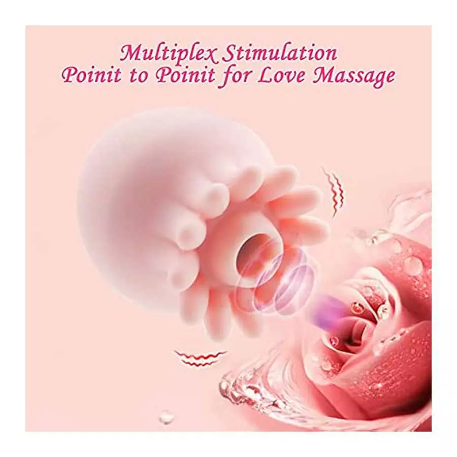 Lighthouse Jellyfish Clitori-s Stimulator-10 Intensities to Switch Through Provide Feelings of Suction and Pulsations