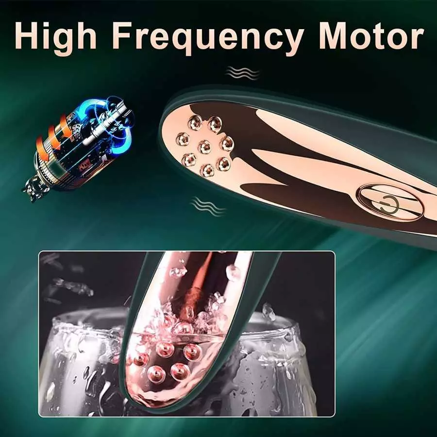 Mini Clitoral Vibrator for Women, 10 Modes Powerful Clitoris Stimulator for Orgasm High Frequency Clits Nipple Stimulation Recha