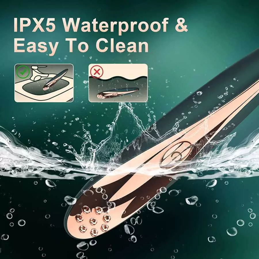 Mini Clitoral Vibrator for Women, 10 Modes Powerful Clitoris Stimulator for Orgasm High Frequency Clits Nipple Stimulation Recha