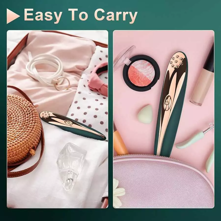 Mini Clitoral Vibrator for Women, 10 Modes Powerful Clitoris Stimulator for Orgasm High Frequency Clits Nipple Stimulation Recha