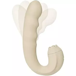 Vibrating Dildo Sex Toy Thrusting G Spot Vibrator for Women Anal Vaginal Clitoris Stimulation with 3 Rotating Speed 10 Vibration