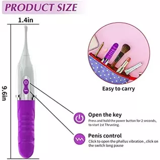 High-Frequency G-spot Clitoris Vibrator Powerful Clitoral Clit Nipple Stimulator for Quick Orgasm & Powerful Vibrator Dildo for 