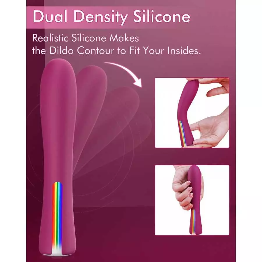 Adult Sex Toys Vibrating Dildo for Women - Powerful G Spot Vibrator with 11 Vibration, Bullet Vibrating Massager for Clitoral St