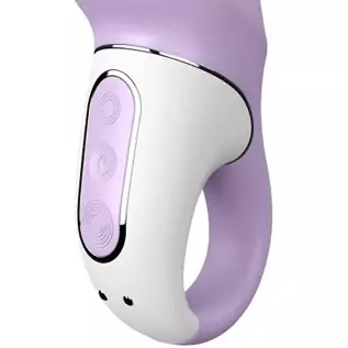 Satisfyer Charming Smile G-Spot Vibrator - Vibrating Dildo, Ergonomic Curved Shaft, 12 Vibration Programs, Retaining Ring - Soft