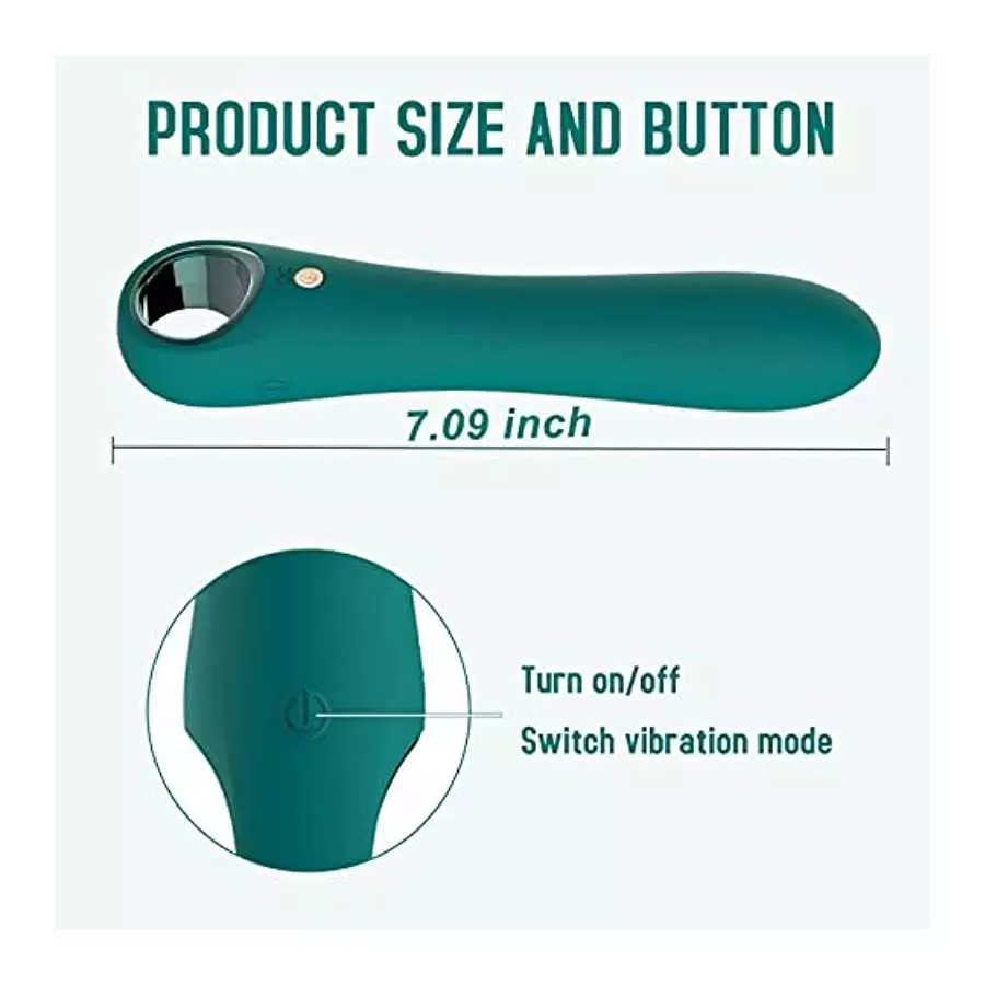 Tuitionua G Spot Vibrator with 10 Vibration Modes, Vibrating Dildo for Vagina and Anal Stimulation, Rose Vibrator Toy Sex Stimul