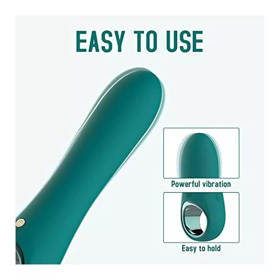 Tuitionua G Spot Vibrator with 10 Vibration Modes, Vibrating Dildo for Vagina and Anal Stimulation, Rose Vibrator Toy Sex Stimul