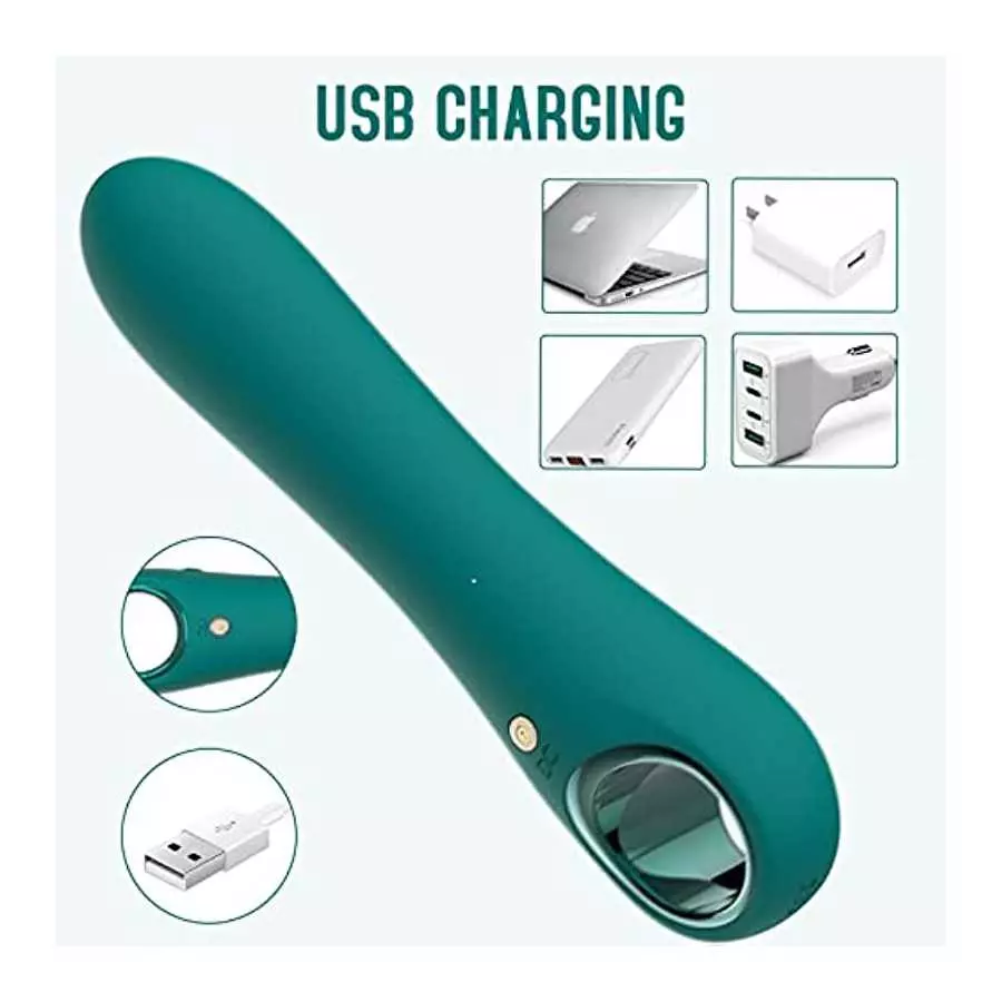 Tuitionua G Spot Vibrator with 10 Vibration Modes, Vibrating Dildo for Vagina and Anal Stimulation, Rose Vibrator Toy Sex Stimul