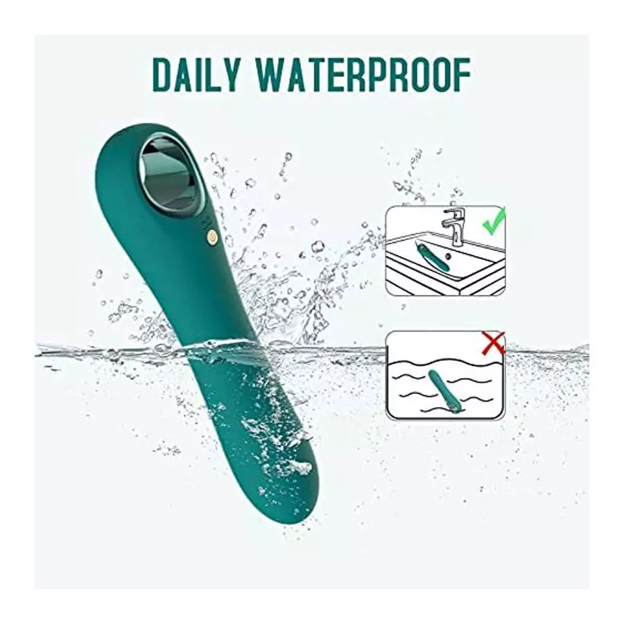 Tuitionua G Spot Vibrator with 10 Vibration Modes, Vibrating Dildo for Vagina and Anal Stimulation, Rose Vibrator Toy Sex Stimul