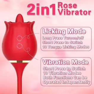 G-Spot Clitoral Vibrators Sex Toys with 10 Licking Modes & 10 Vibrations Rose Sex Stimulator for Women Adult Sex Toy for Couples G-Spot Clitoral Vibrators Sex Toys with 10 Licking Modes & 10 Vibrations Rose Sex Stimulator for Women Adult Sex Toy for Couples