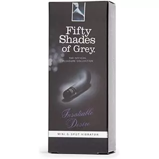 Fifty Shades of Grey Insatiable Desire Black Mini G Spot Vibrator - Waterproof - Petite Size Fifty Shades of Grey Insatiable Desire Black Mini G Spot Vibrator - Waterproof - Petite Size