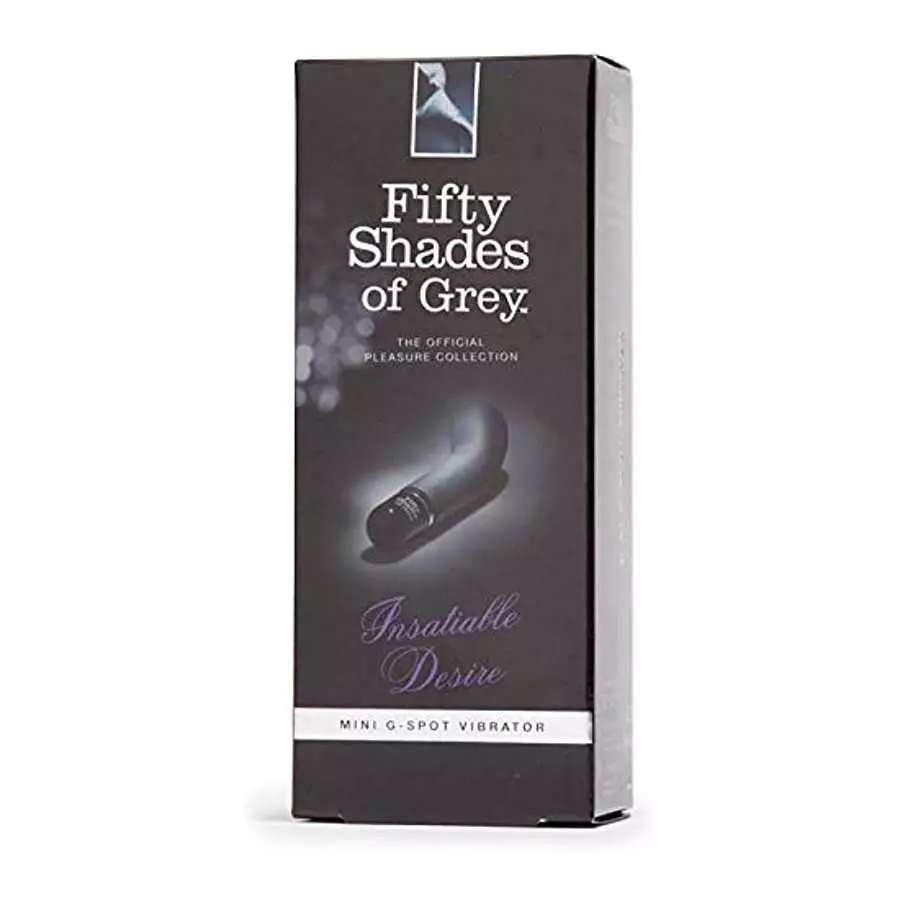 Fifty Shades of Grey Insatiable Desire Black Mini G Spot Vibrator - Waterproof - Petite Size