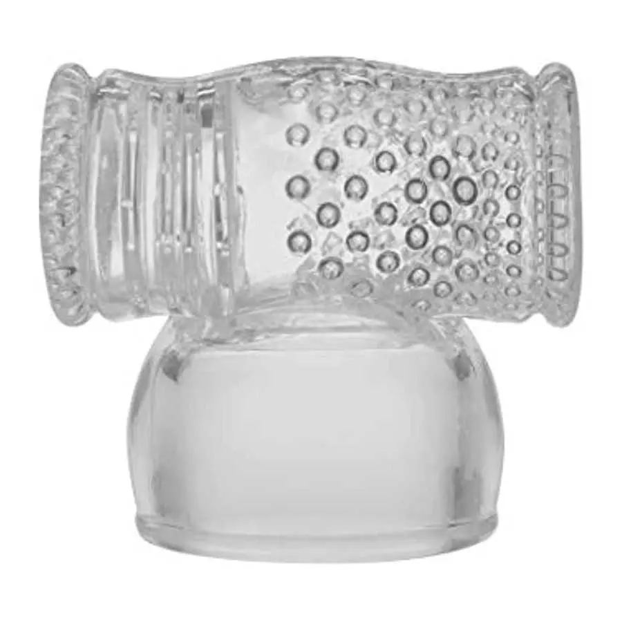 Kink Wand Cock Stroker Attachment - Clear