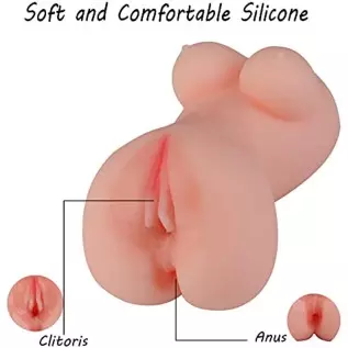 Pocket Pussy Male Masturbator Trustown Sex Toy with Realistic Large 3D Vagina Clitoris Anal Erotic Sex Toy for Adult Men Masturb