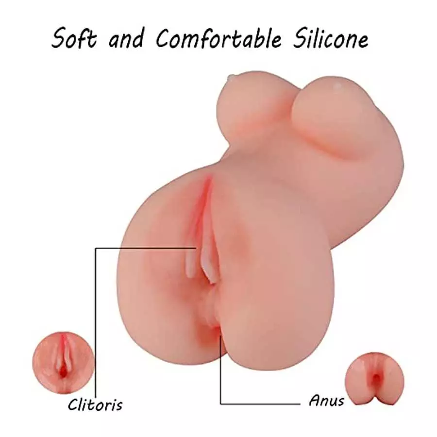 Pocket Pussy Male Masturbator Trustown Sex Toy with Realistic Large 3D Vagina Clitoris Anal Erotic Sex Toy for Adult Men Masturb