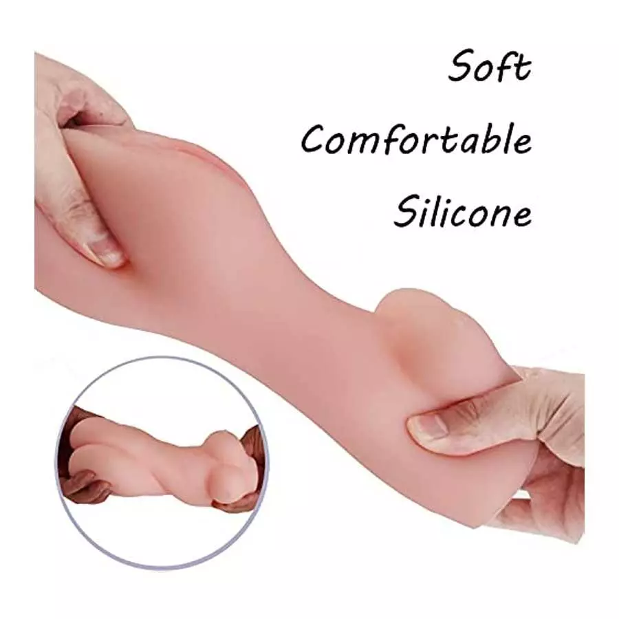 Pocket Pussy Male Masturbator Trustown Sex Toy with Realistic Large 3D Vagina Clitoris Anal Erotic Sex Toy for Adult Men Masturb