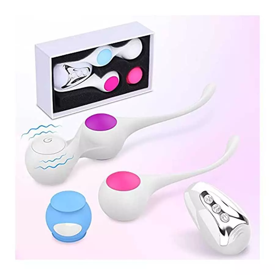 Anal Beads G-spot Egg Vibrator Stimulator - Adorime 4-Piece Set Silicone Vaginal Prostate Massager with 10 Vibration Modes, Wate Anal Beads G-spot Egg Vibrator Stimulator - Adorime 4-Piece Set Silicone Vaginal Prostate Massager with 10 Vibration Modes, Wate