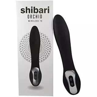 Shibari Orchid, Luxury 7-Speed Vibrator, Black
