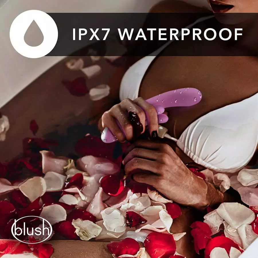 Blush Hop Lola Bunny - Ultrasilk Silicone Pleasure Rabbit - Rumble Tech Powered Vibrations 3 Speeds & 4 Unique Patterns - Triple