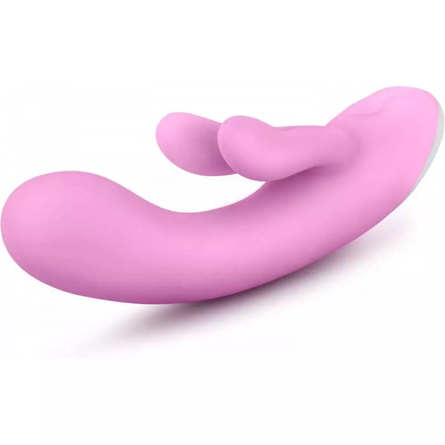 Blush Hop Lola Bunny - Ultrasilk Silicone Pleasure Rabbit - Rumble Tech Powered Vibrations 3 Speeds & 4 Unique Patterns - Triple