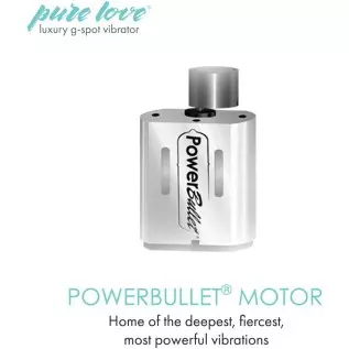 Pure Love Silicone G-Spot Vibrator Pink, Rechargeable and Multi Speed with Swarovski Crystal Button, Pretty Quilted Vibrator