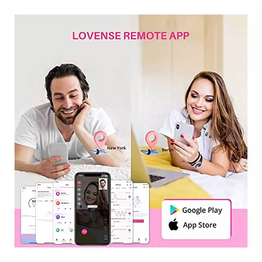 LOVENSE Osci 2 G-Spot Vibrator, Oscillating Rechargeable Sex Toy with 3 Powerful Vibration Levels and 10 Customizable Patterns, 