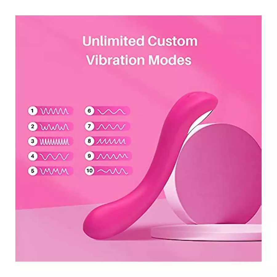 LOVENSE Osci 2 G-Spot Vibrator, Oscillating Rechargeable Sex Toy with 3 Powerful Vibration Levels and 10 Customizable Patterns, 