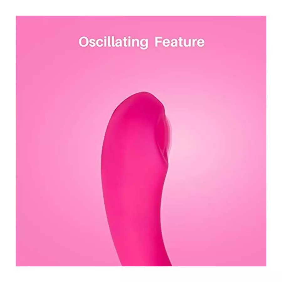 LOVENSE Osci 2 G-Spot Vibrator, Oscillating Rechargeable Sex Toy with 3 Powerful Vibration Levels and 10 Customizable Patterns, 