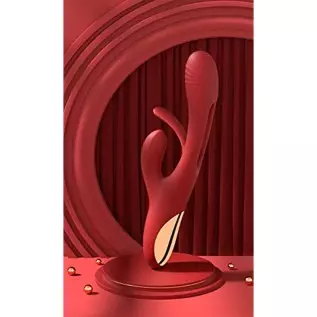 3 in 1 Triple Rabbit Finger Patting Dildo Vibrator. Rabbit Patting Vibrator for Clitoris Women Stimulator Massager Powerful G Sp