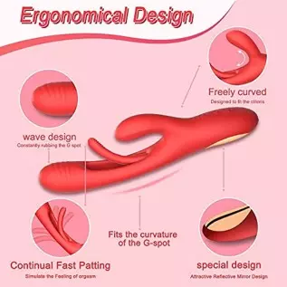 3 in 1 Triple Rabbit Finger Patting Dildo Vibrator. Rabbit Patting Vibrator for Clitoris Women Stimulator Massager Powerful G Sp 3 in 1 Triple Rabbit Finger Patting Dildo Vibrator. Rabbit Patting Vibrator for Clitoris Women Stimulator Massager Powerful G Sp