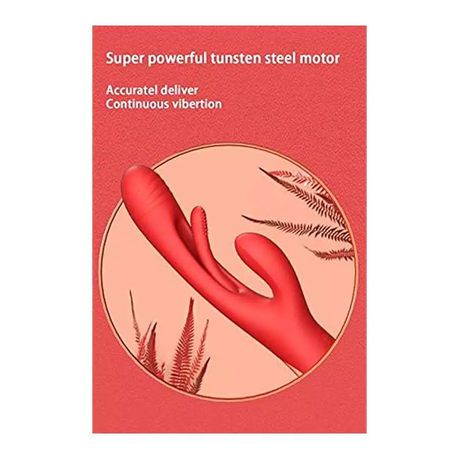 3 in 1 Triple Rabbit Finger Patting Dildo Vibrator. Rabbit Patting Vibrator for Clitoris Women Stimulator Massager Powerful G Sp