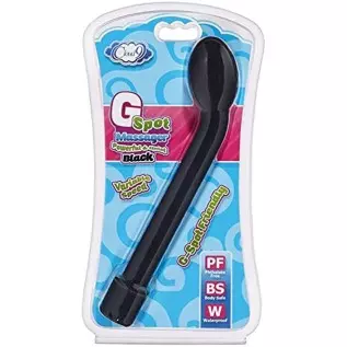 Cloud 9 Novelties Smooth Powerful G Spot Vibrator Massager with Angled Tip for Pleasure & Smooth Coating, Black, 0.3 lb Cloud 9 Novelties Smooth Powerful G Spot Vibrator Massager with Angled Tip for Pleasure & Smooth Coating, Black, 0.3 lb