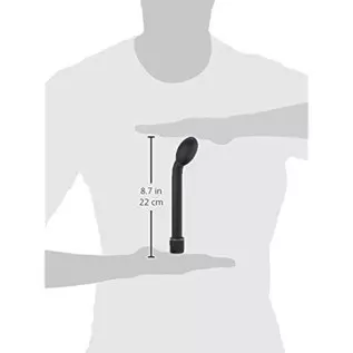 Cloud 9 Novelties Smooth Powerful G Spot Vibrator Massager with Angled Tip for Pleasure & Smooth Coating, Black, 0.3 lb Cloud 9 Novelties Smooth Powerful G Spot Vibrator Massager with Angled Tip for Pleasure & Smooth Coating, Black, 0.3 lb