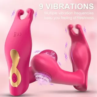 Wearable Panty Vibrator Dual Pulsating G-spot Rabbit Toys Adult Women with Remote Control,Animour Quiet Clitoral Stimulator Adul