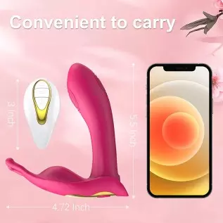 Wearable Panty Vibrator Dual Pulsating G-spot Rabbit Toys Adult Women with Remote Control,Animour Quiet Clitoral Stimulator Adul