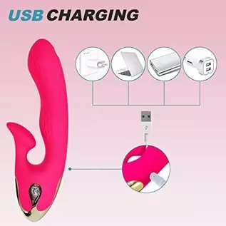 G Spot Rabbit Vibrator,Vibrating Massager for Woman Pleasure, Rechargeable Dildo Vibrator with Powerful 3 Speeds 10 Vibration Mo G Spot Rabbit Vibrator,Vibrating Massager for Woman Pleasure, Rechargeable Dildo Vibrator with Powerful 3 Speeds 10 Vibration Mo