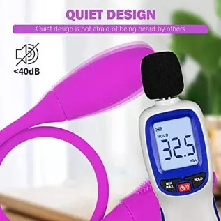 Couples 2 in 1 G-spot Rabbit Anal Dildo Vibrator Adult Sex Toy with 7 Vibration Modes for Women - Silicone Dual Headed Vibrator 