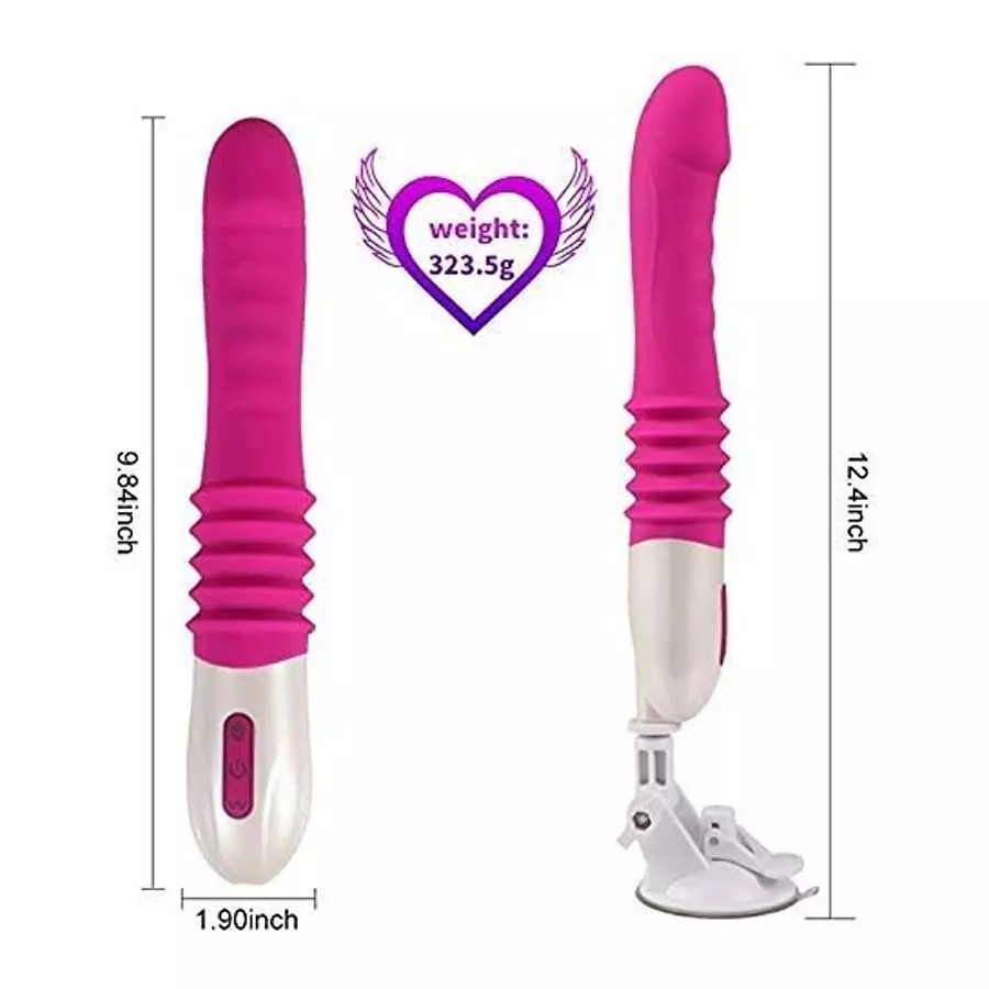 Realistic Dildo Vibrator,Electric Powerful Retractable Machine Rotatable 270 Degree Adult Toy,Automatic Adult Machine