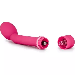 Blush G Slim Petite - G Spot Stimulator Vibrator - Sensually Rounded And Curved Satin Smooth Tip - Adjustable Vibration Speeds - Blush G Slim Petite - G Spot Stimulator Vibrator - Sensually Rounded And Curved Satin Smooth Tip - Adjustable Vibration Speeds -