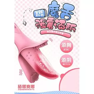 Female Masturbator Clitoral G Spot Tongue Licking Vibrator with 10 Frequency Vibrating Nipples Massager Vaginal Breast Anal Sex 