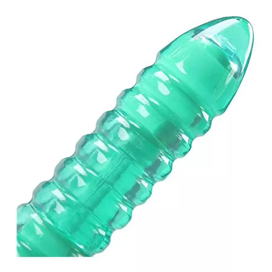 Rippled Waterproof Vibrator - Multi Speed Vibrations for Clit or G Spot Stimulation - Powerful Sex Toy