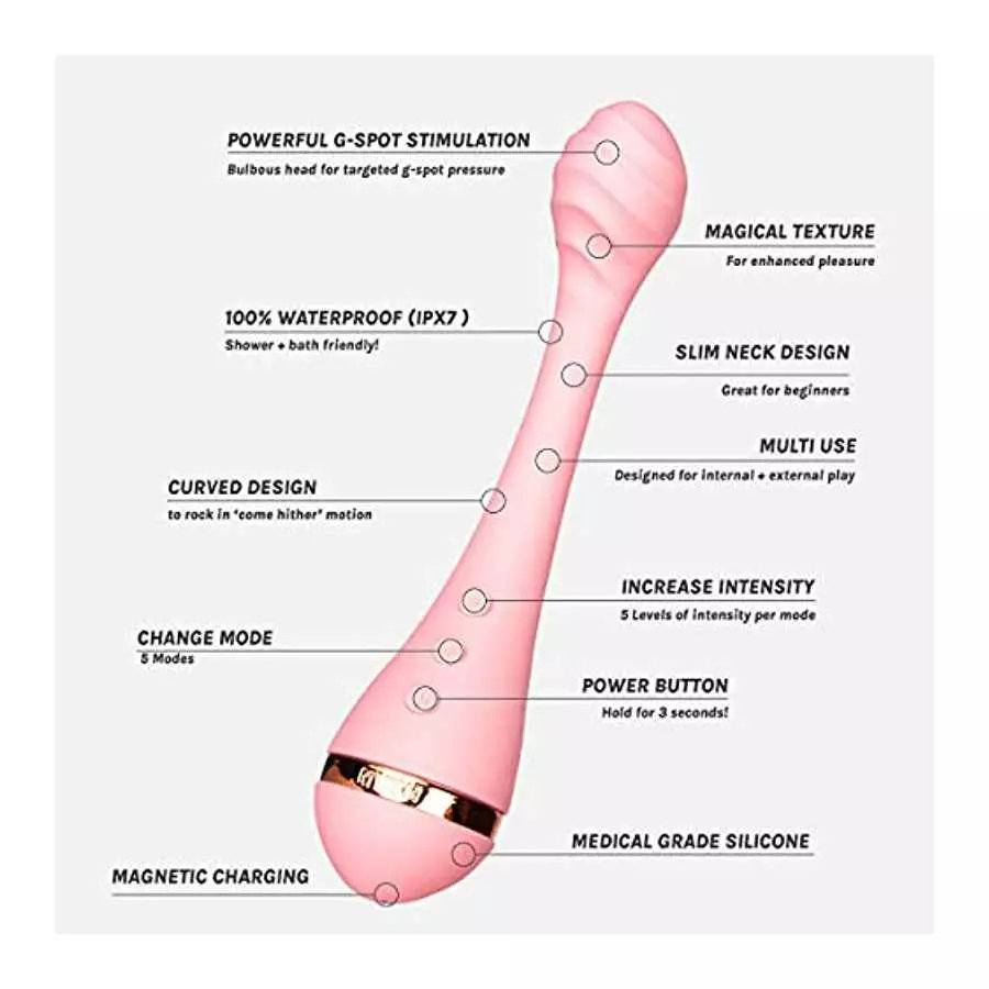 VUSH Myth G Spot Vibrators ; Premium Vibrating Dildo Sex Toys for Every Body and Every Babe