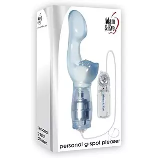 Adam and Eve Personal G-Spot Pleaser Blue Vibrator