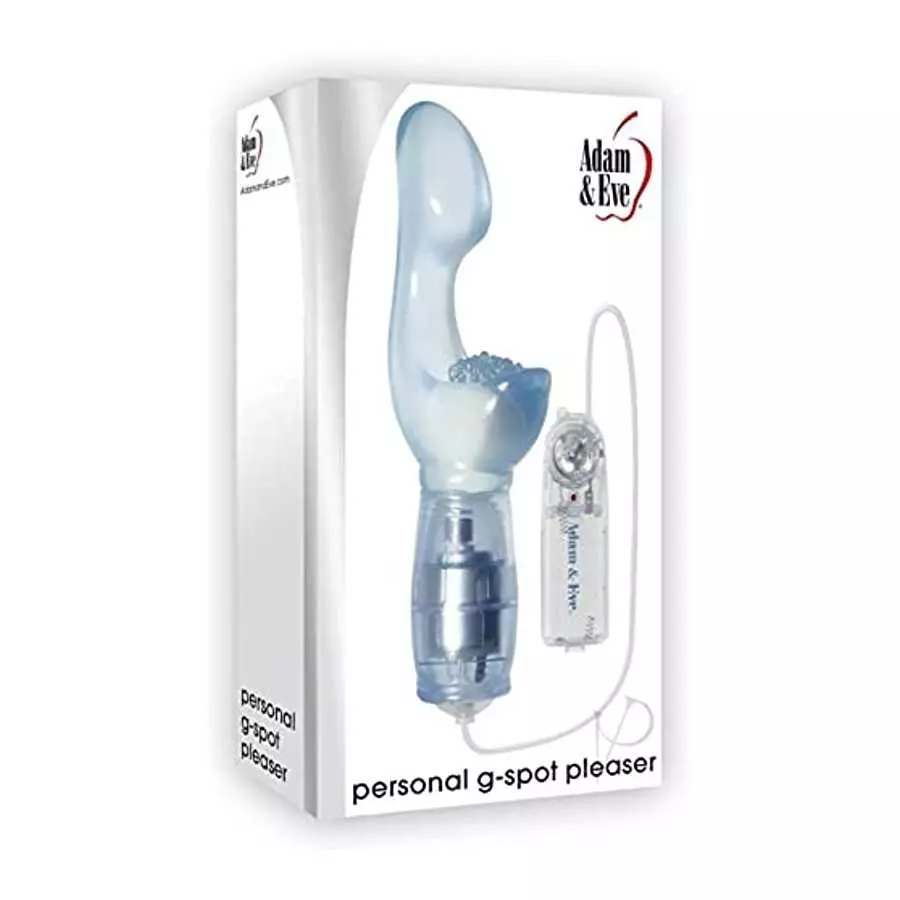 Adam and Eve Personal G-Spot Pleaser Blue Vibrator Adam and Eve Personal G-Spot Pleaser Blue Vibrator
