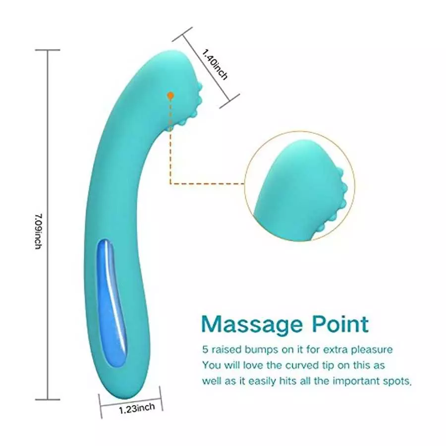 Rechargeable Powerful Dildo - 7 Functions Clitoral G spot Vibrating Massager - Body Safe Silicone and Waterproof - Help You Reac